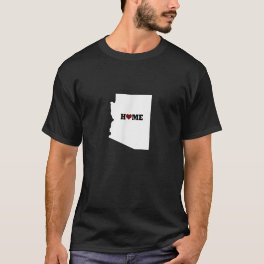 Home is where the heart is Arizona love   Tシャツ (正面)