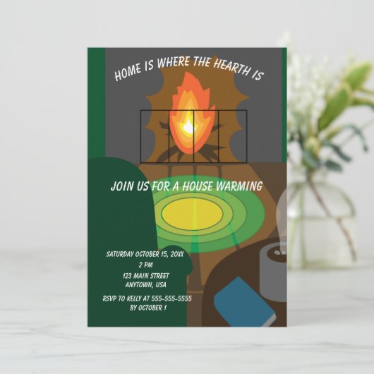 Home is where the hearth is 招待状 (スタンド正面)