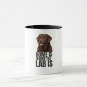 Home is Where the Lab is Coffee Mug マグカップ (中央)