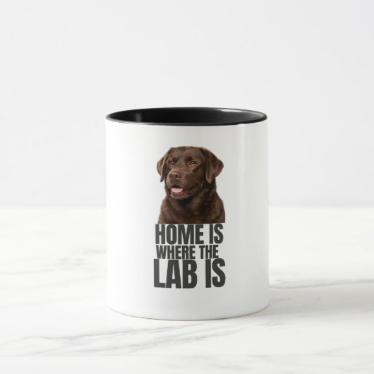 Home is Where the Lab is Coffee Mug マグカップ (中央)