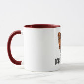 Home Is Where the Red Dachshund Is Coffee Mug マグカップ (左)