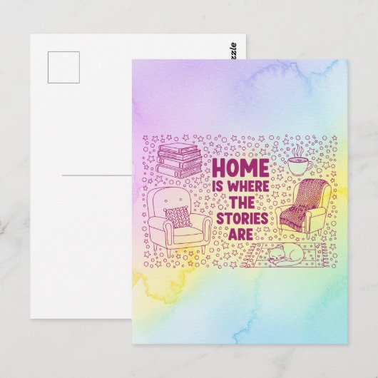 Home Is Where the Stories Are ポストカード (正面/裏面)