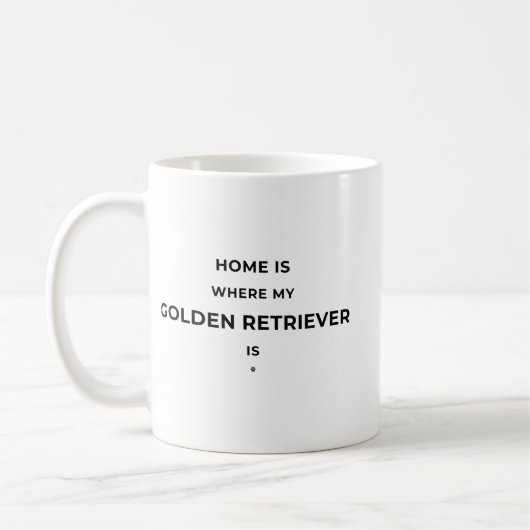 Home Is Where... -White Mug コーヒーマグカップ (左)