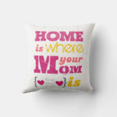 Home is where your mom is クッション (裏面)