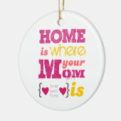 Home is where your mom is セラミックオーナメント (左)