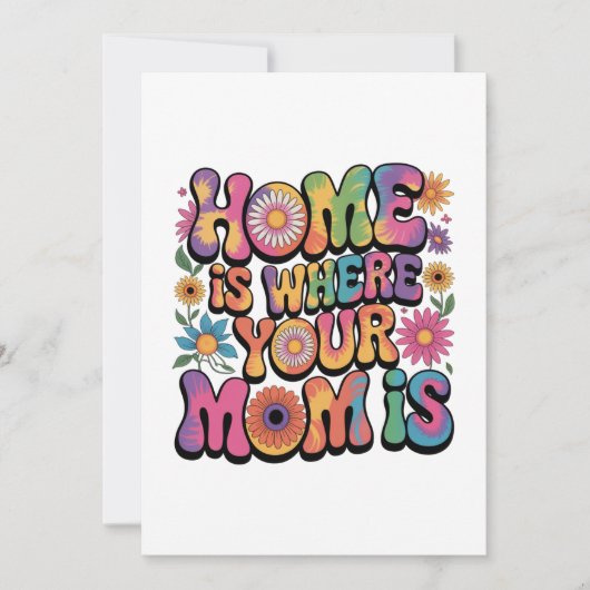 Home Is Where Your Mom Is 招待状 (正面)