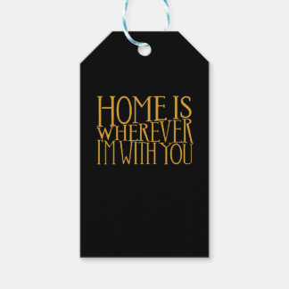 Home Is Wherever Im With You Home Inspired Love De ギフトタグ