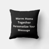 Home Is Wherever Im With You Home Inspired Love De クッション (裏面)