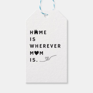 Home Is Wherever Mom Is – Gift For Mom ギフトタグ
