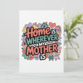 Home Is Wherever My Mother Is 招待状 (スタンド正面)