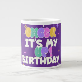 HOME/KITCHEN BIRTHDAY CHEER UP SPECIALTY MUG  ジャンボコーヒーマグカップ