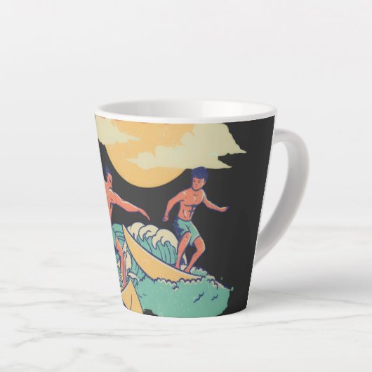 Home/Kitchen Energy Flow Lessons Learn Latte Mug カフェラテマグ (右アングル)