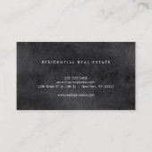 Home Logo Realtor Black & White 名刺 (裏面)
