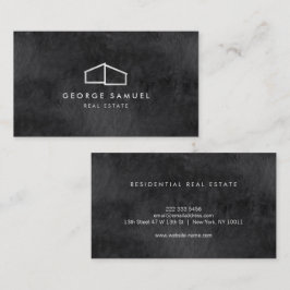 Home Logo Realtor Black & White 名刺