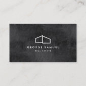 Home Logo Realtor Black & White 名刺 (正面)