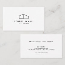 Home Logo Realtor Black & White