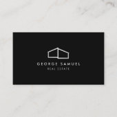 Home Logo Realtor Black & White 名刺 (正面)