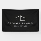 Home Logo Realtor Black & White  横断幕 (横)