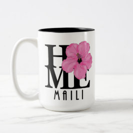 HOME Maili ハワイ ピンク 15oz ツートーンマグカップ