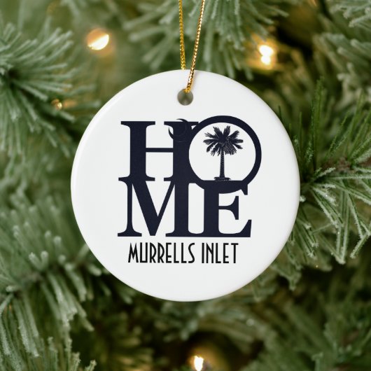 HOME Murrells Inlet  セラミックオーナメント (ツリー)