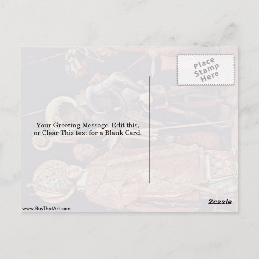 Home Of St. Erasmus By Mathis Grunewald Gothart ポストカード (裏面)