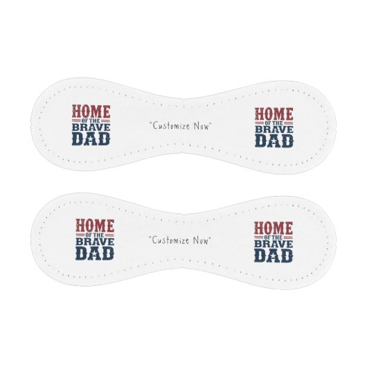 Home of the Brave Dad Baseball - Custom Keepsake 野球ボール (パネル)