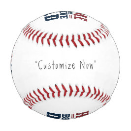 Home of the Brave Dad Baseball - Custom Keepsake 野球ボール