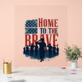 Home of the Brave Salute Tee アクリルサイン (ウェディング)
