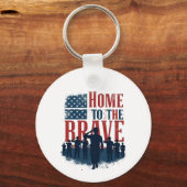 Home of the Brave Salute Tee キーホルダー (正面)