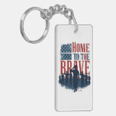 Home of the Brave Salute Tee キーホルダー (正面左)