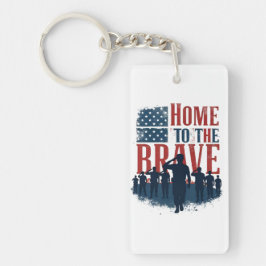 Home of the Brave Salute Tee キーホルダー