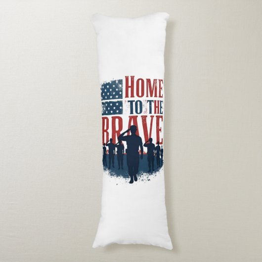 Home of the Brave Salute Tee ボディピロー (正面縦)