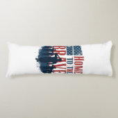 Home of the Brave Salute Tee ボディピロー (正面)
