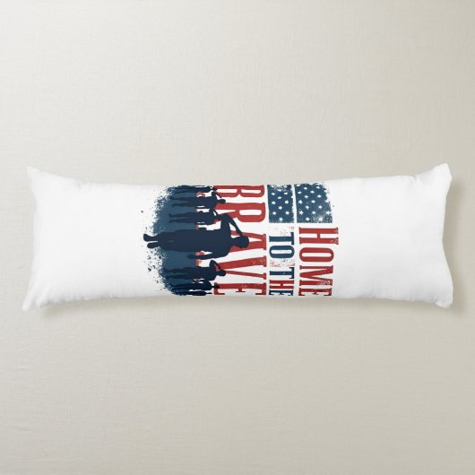 Home of the Brave Salute Tee ボディピロー (正面)