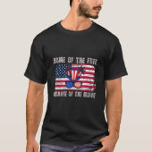 Home Of The Free Because Of The Brave Tシャツ (正面)