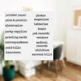 Home Officeカスタマイズ可能なラベル シール