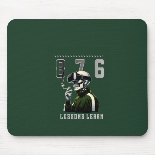 Home/Office 876 LESSONS LEARN Mousepad マウスパッド (正面)
