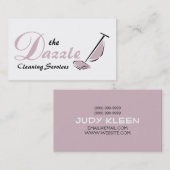 Home、Office Cleaning Company 名刺 (正面/裏面)