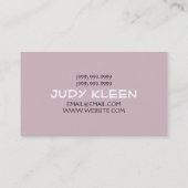 Home、Office Cleaning Company 名刺 (裏面)