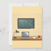 Home Office Desk Laptop Coffee 招待状 (正面)