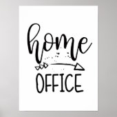 Home Office Fixer-upper Office Home Workspace ポスター (正面)