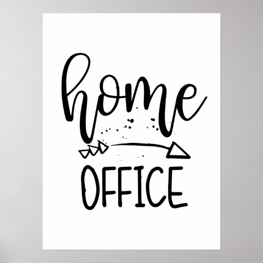 Home Office Fixer-upper Office Home Workspace ポスター (正面)