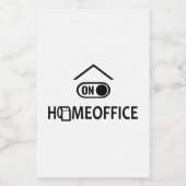 Home office on - ホームオフィス オン フードラベル (シングルラベル)