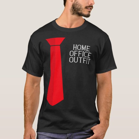 Home Office Outfit  Home Work Tie Tシャツ (正面)