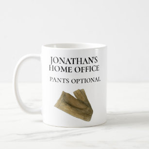 Home Office Pantsからの作業（オプション） コーヒーマグカップ