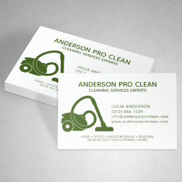 Home & Office Proクリーニングサービスグリーン 名刺