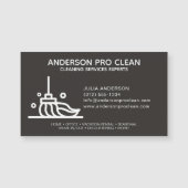Home & Office Proクリーニング磁気名刺 (正面)