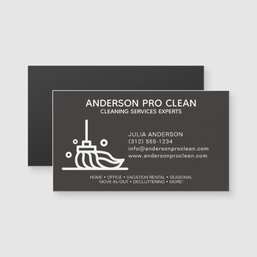 Home & Office Proクリーニング磁気名刺 (正面/裏面)