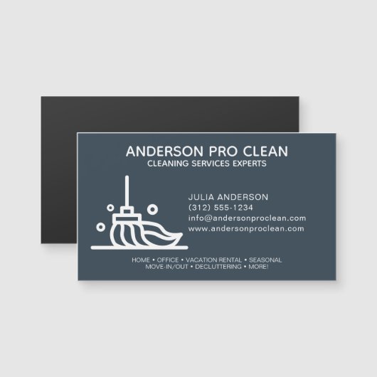 Home & Office Proクリーニング磁気名刺 (正面/裏面)