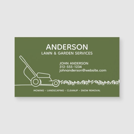 Home & Office Proクリーニング磁気名刺 (正面)